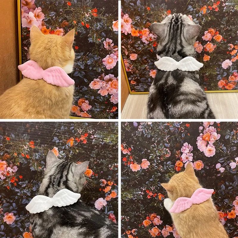 Cat Angel Wing Collar Cute Costume for Cats Photo & Party Outfit