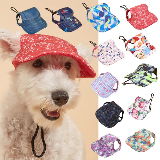 pet baseball cap for sun protection