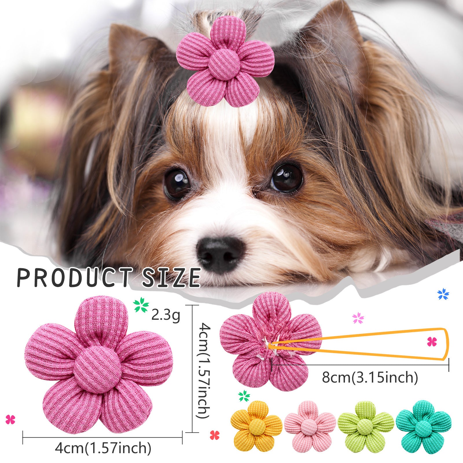 flower pet accessories - Cute Headband for Pets