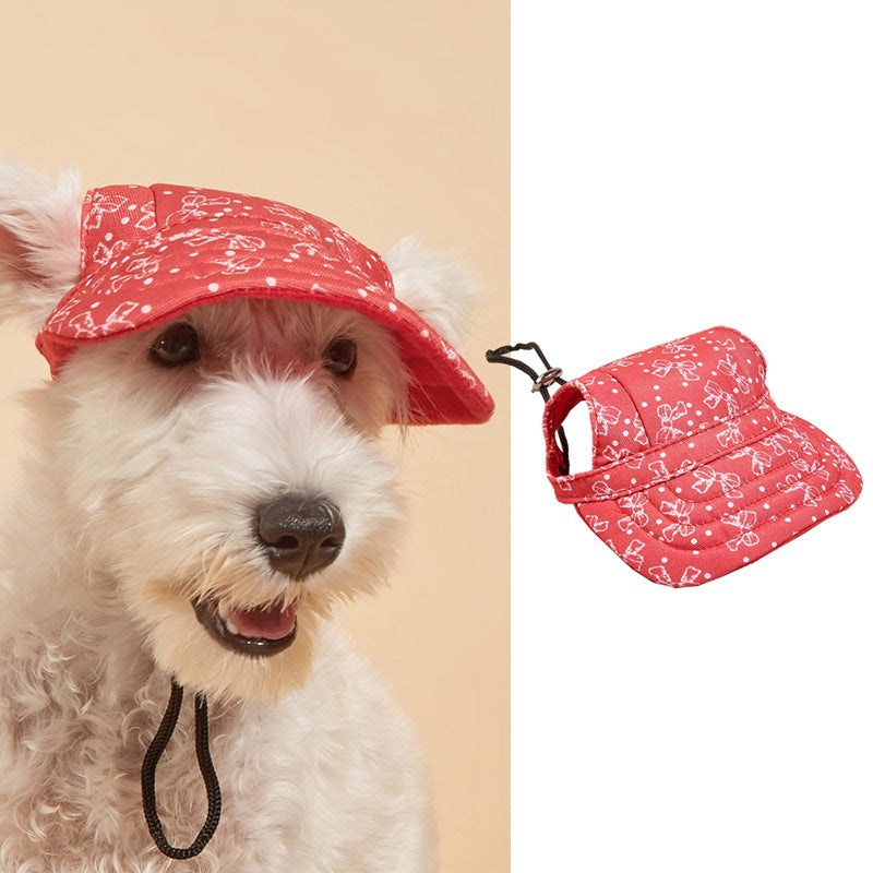 pet baseball cap for sun protection
