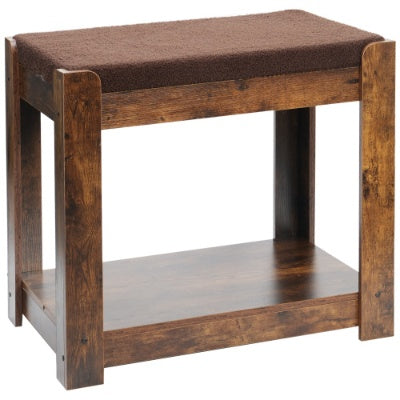 Pet Bunk Bed for Dogs and Cats with Stairs and Cushion Bed