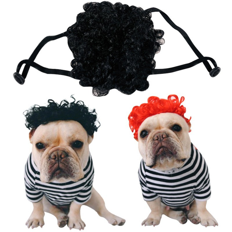 Creative Pet Simple Funny Wig Headgear