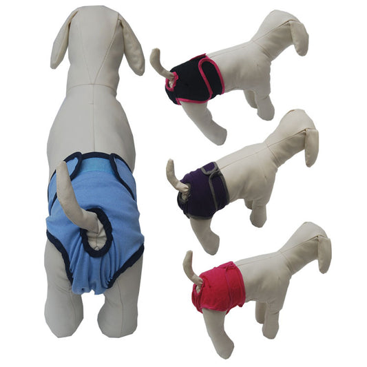 Dog Physiological Pants – Adjustable Waterproof Puppy Diapers UK