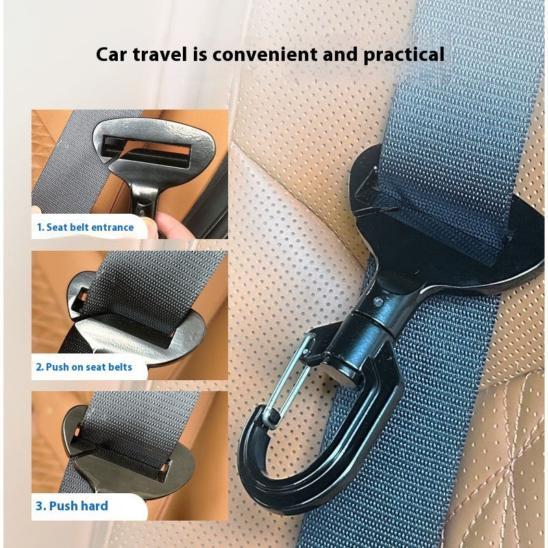 Dog Car Safety Buckle for Travel | Secure Pet Seat Hook UK