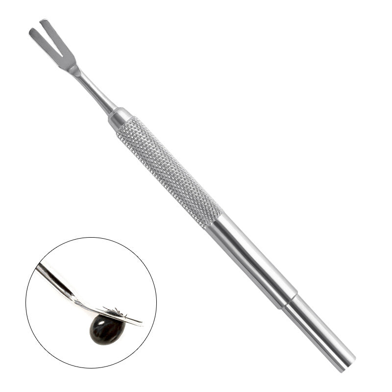 Tick Remover Tool for Dogs and Cats | Stainless Steel Tick Tweezers