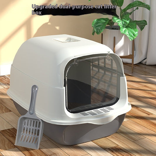 Fully Enclosed Cat Litter Box | Odour Control & Privacy