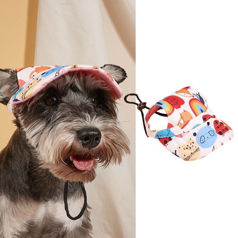 pet baseball cap for sun protection