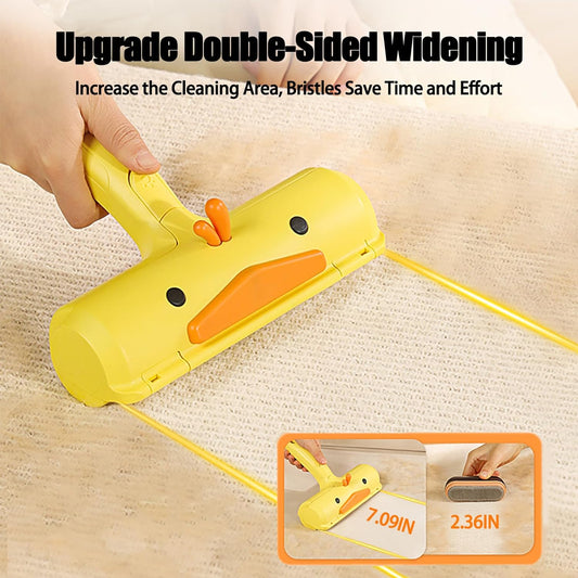Pet Hair Remover Reusable Cat And Dog Hair Remover For Furniture Sofa Or Bedding Portable Multi-surface Lint Roller And Fur Removal Tool Animal Two-way Hair Remover