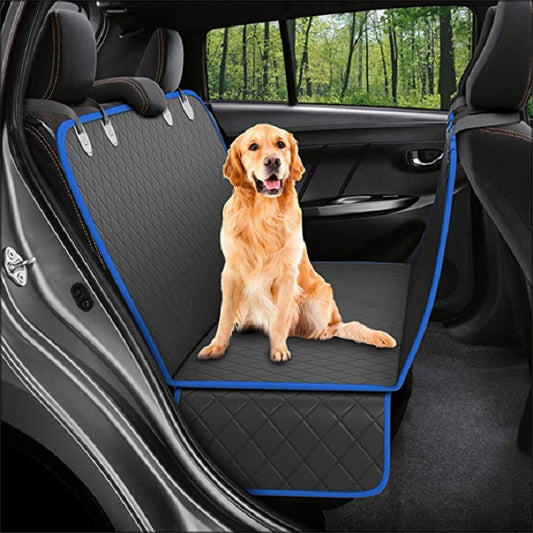 Dog Car Seat Cover Hammock Waterproof with Mesh Window UK